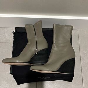 Rag & Bone SAFARI KHAKI PHOENIX WEDGE - NORD ANN